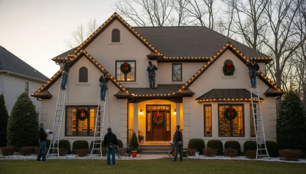 Professional Light Installment by Be the Light Decor Christmas Light Installation & Holiday Lighting Services