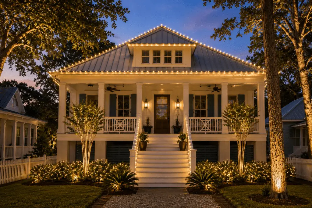 Bay St Louis Holiday Home Lighting by Be The Light