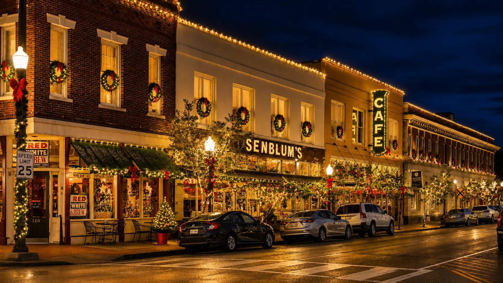 Holiday lighting in Hammond LA