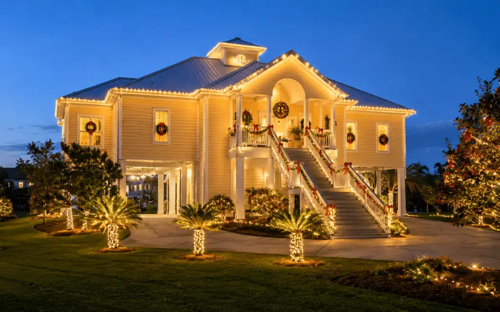 Mississippi Gulf Coast Christmas lights by be the light