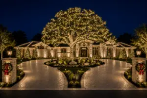 Full Ridgeline roofline Be THe Light Holiday Lights (2)