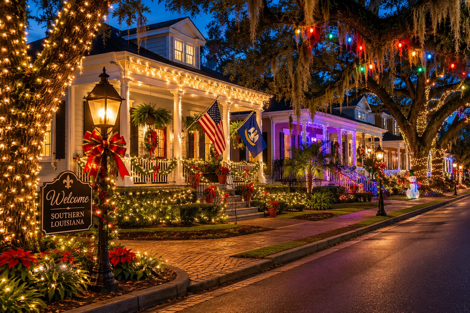 Holiday lighting for Gulfport homes